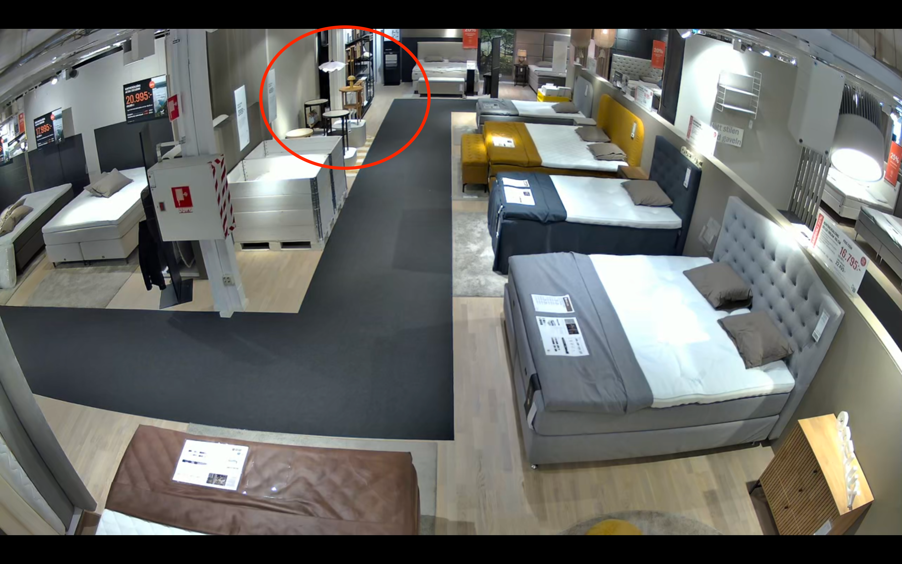 Butikskamera – Displayyta 2